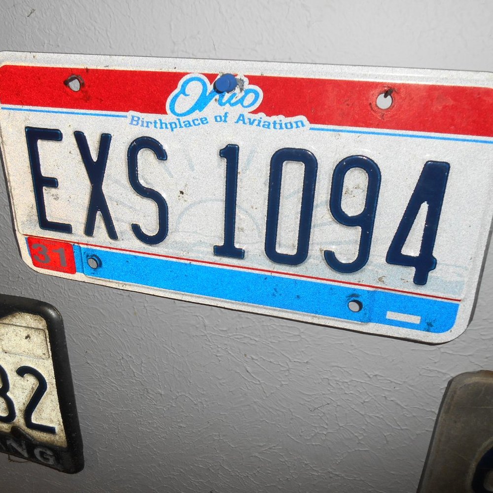 Ohio License Plate Single Decor!